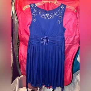 Royal blue formal dress